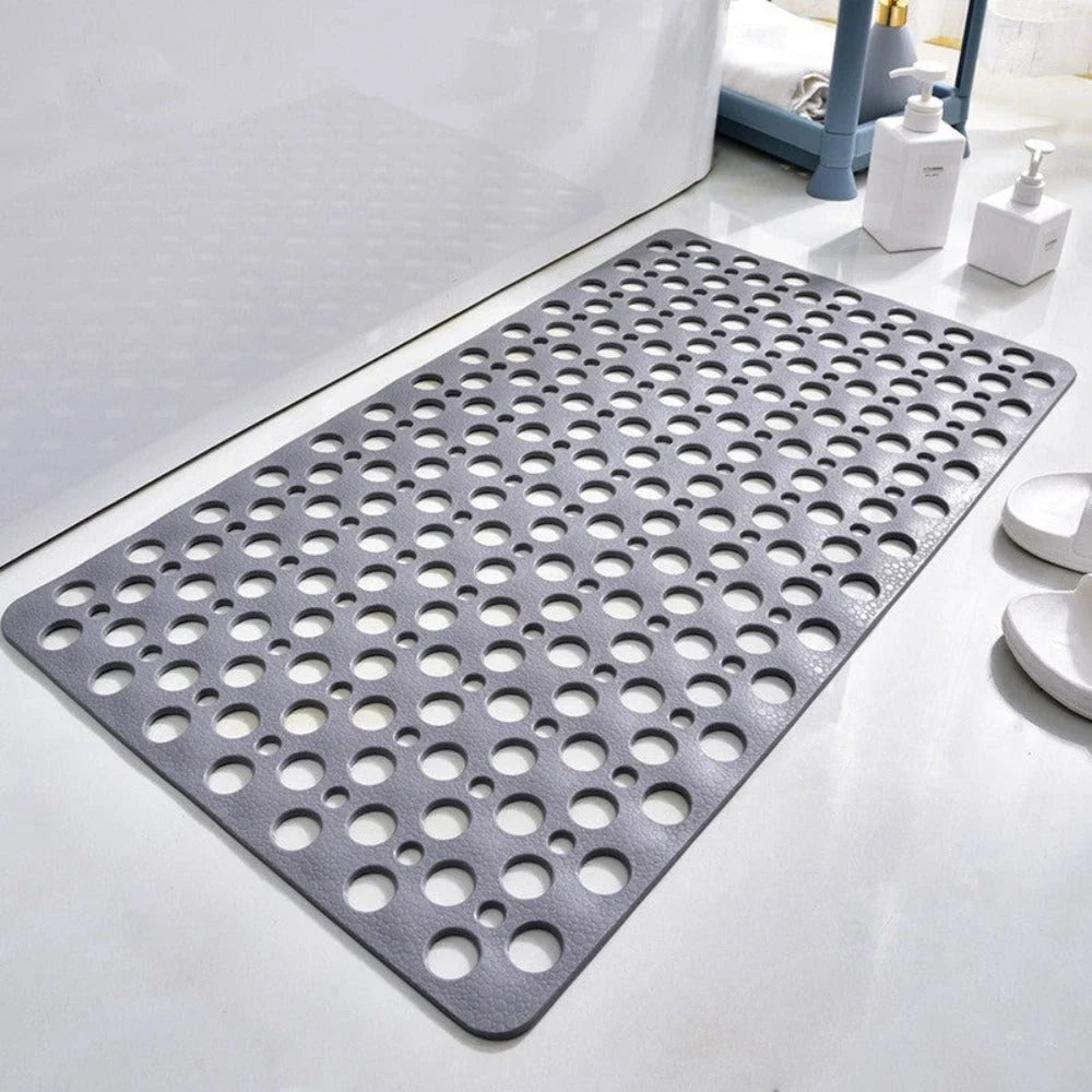 Shower Mat Raised Texture Antibacterial Grip Backing