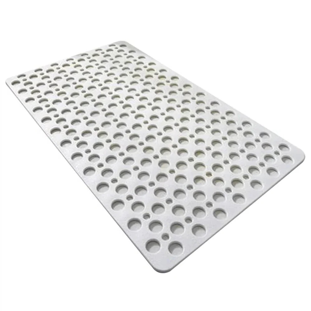 Shower Mat TPE Suction Cup Quick-Drain