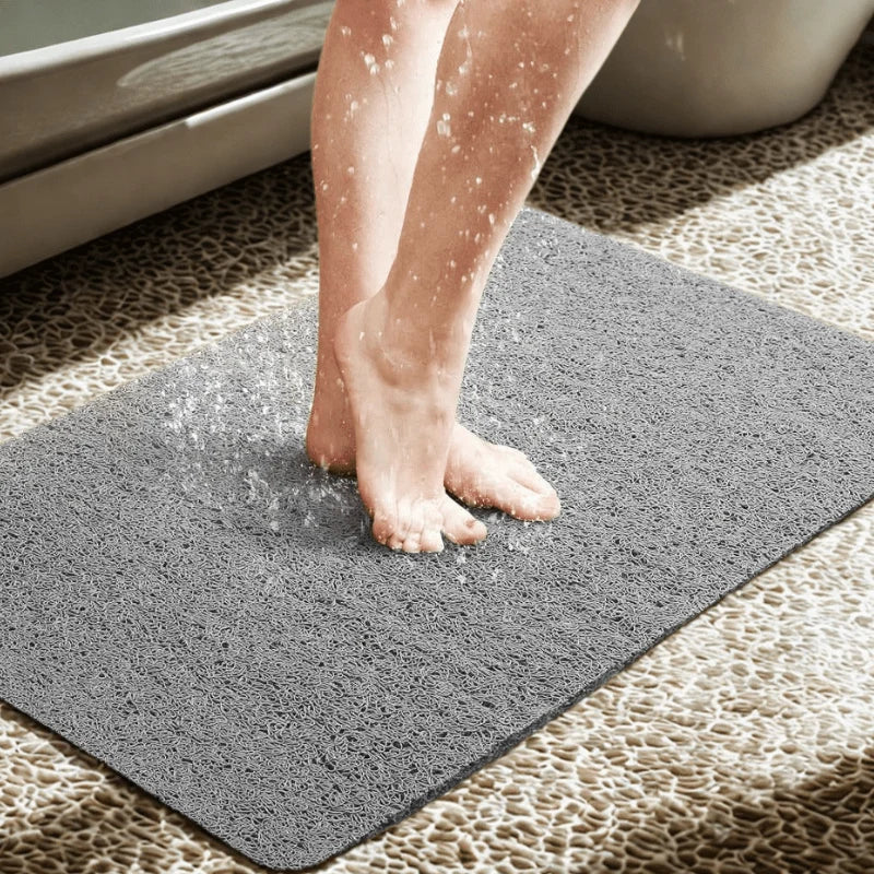 Shower Mat Textured Non-Slip Quick-Drying Machine Washable