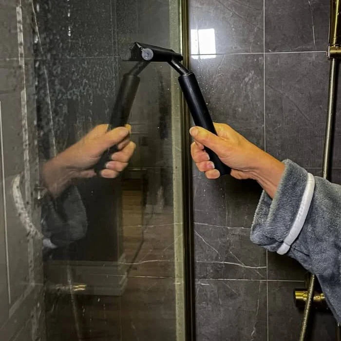 Shower Squeegee Telescopic Handle Streak-Free Silicone Blade