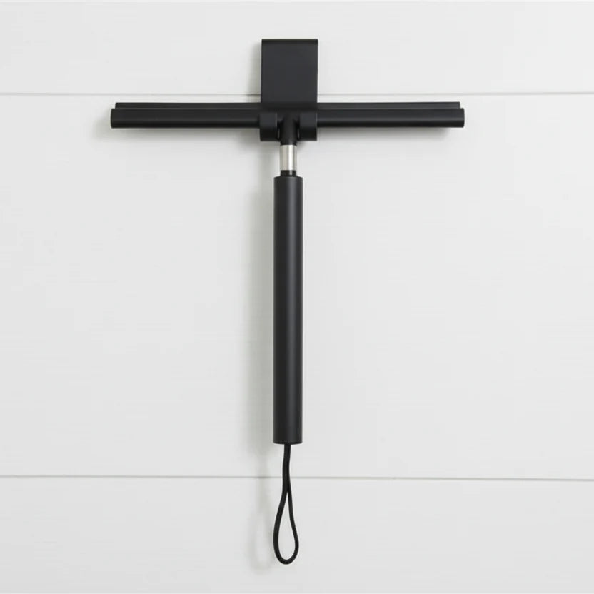 Shower Squeegee Telescopic Handle Streak-Free Silicone Blade