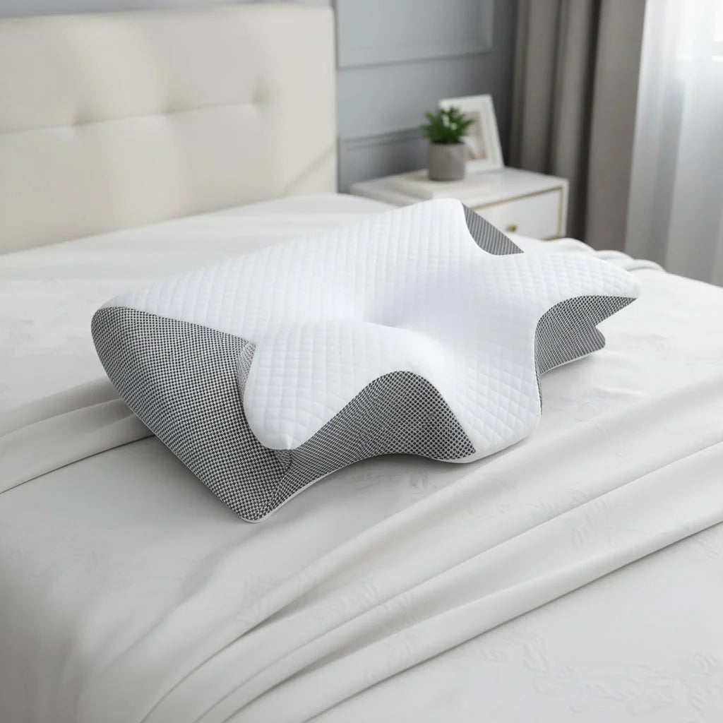 Side Sleeper Pillow Contoured High-Density Memory Foam