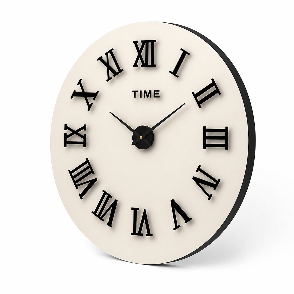 Silent Creative Wall Clock (Easy Mount)