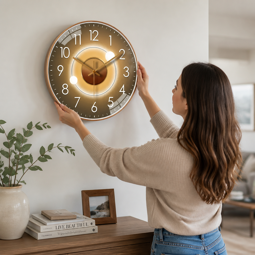 Silent Quartz Minimalist Wall Clock (30cm)