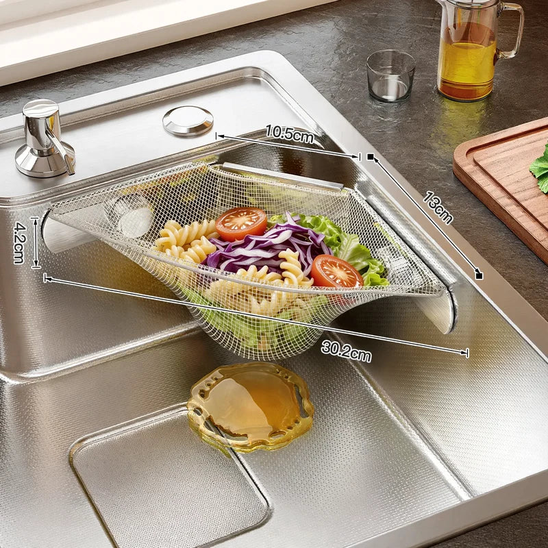 Sink Shelf Expandable Stainless Steel Rust-Resistant