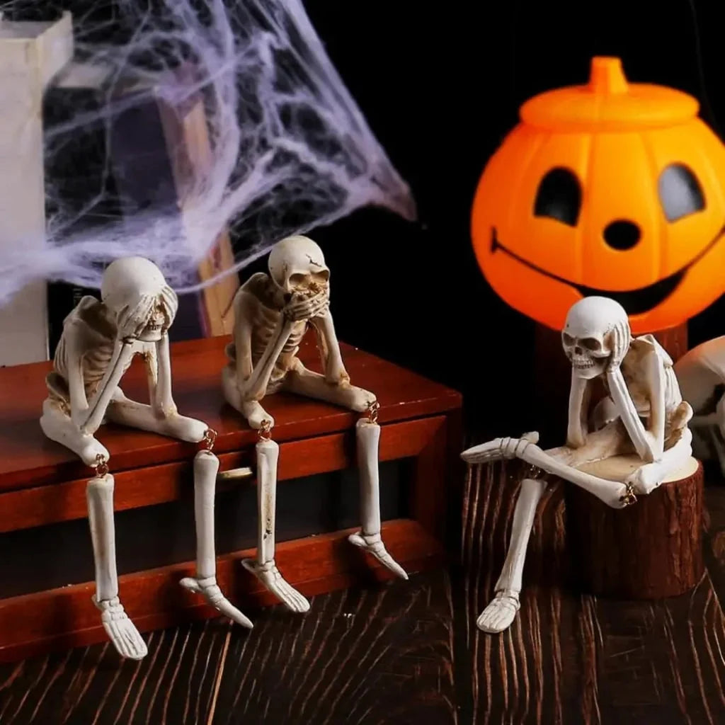 Skeleton Figurine Small Fixed Pose Matte Finish