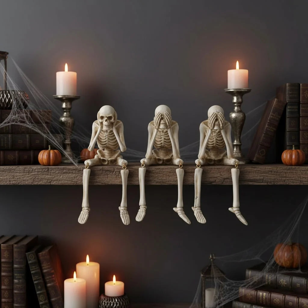 Skeleton Figurine Small Fixed Pose Matte Finish