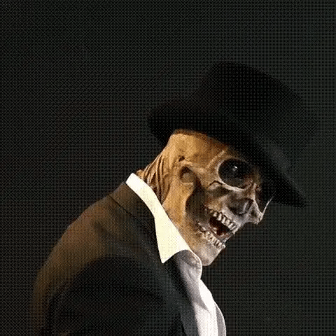 Skeleton Mask Full-Head Stretchy Latex Exposed Brain