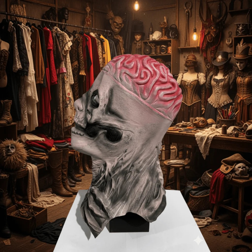 Skeleton Mask Realistic Full-Face Breathable Latex & Silicone