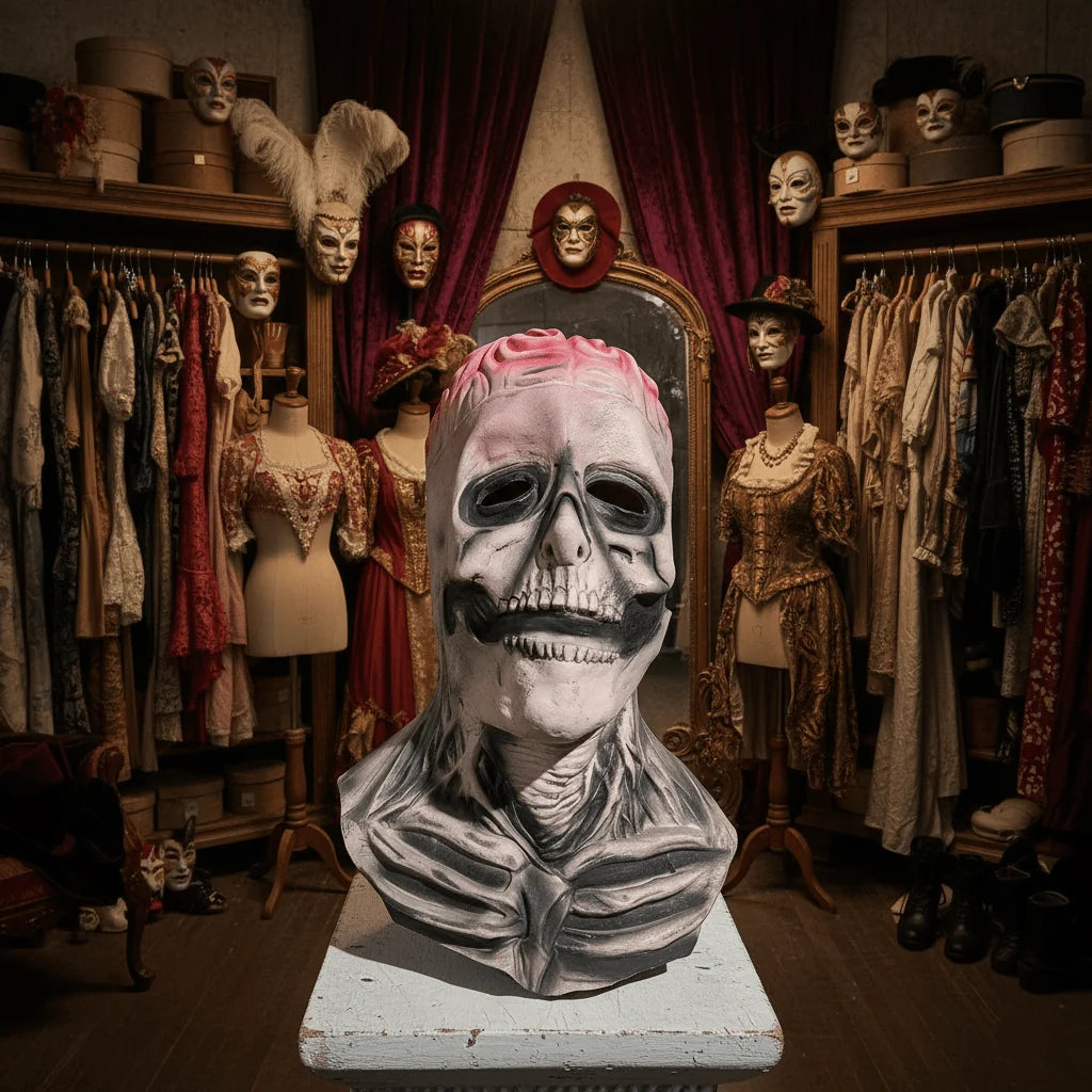 Skeleton Mask Realistic Full-Face Breathable Latex & Silicone