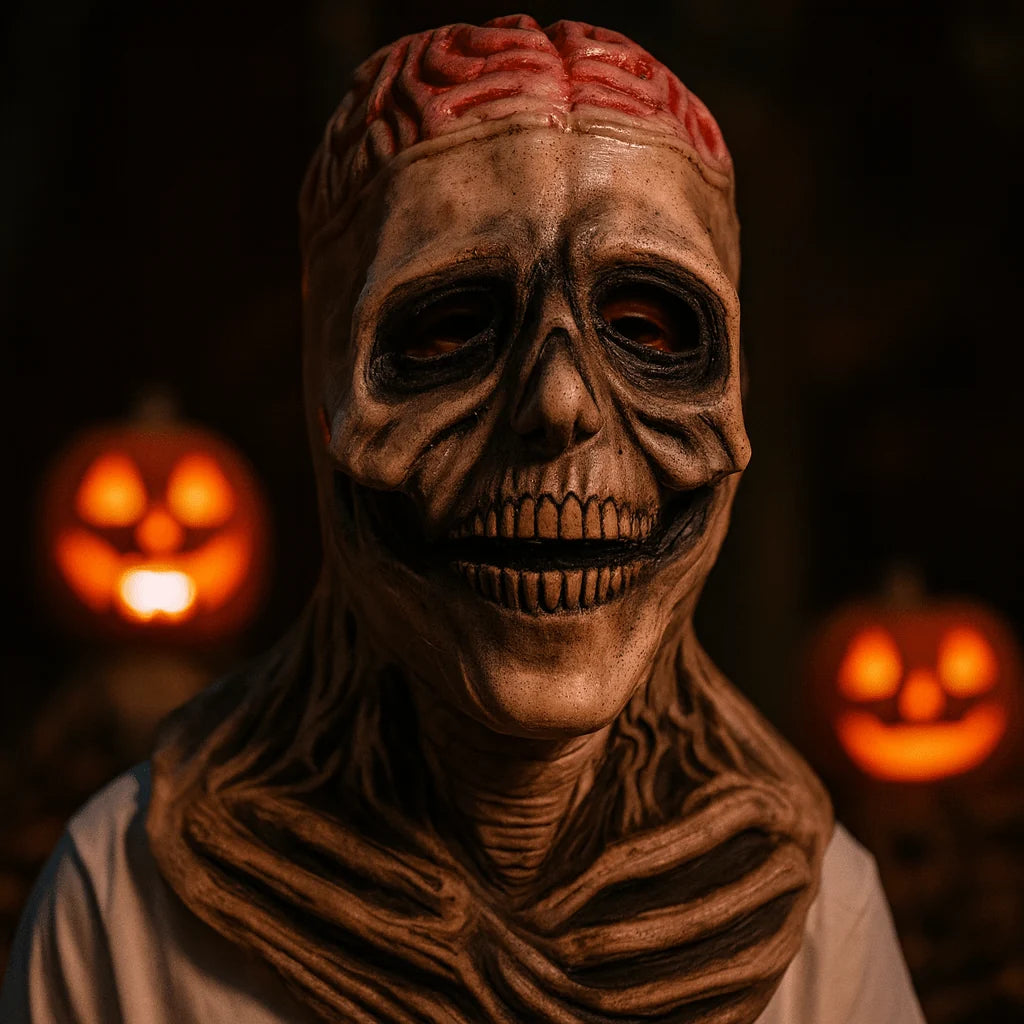 Skeleton Mask Realistic Full-Face Breathable Latex & Silicone