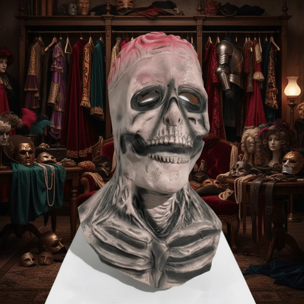 Skeleton Mask Realistic Full-Face Breathable Latex & Silicone