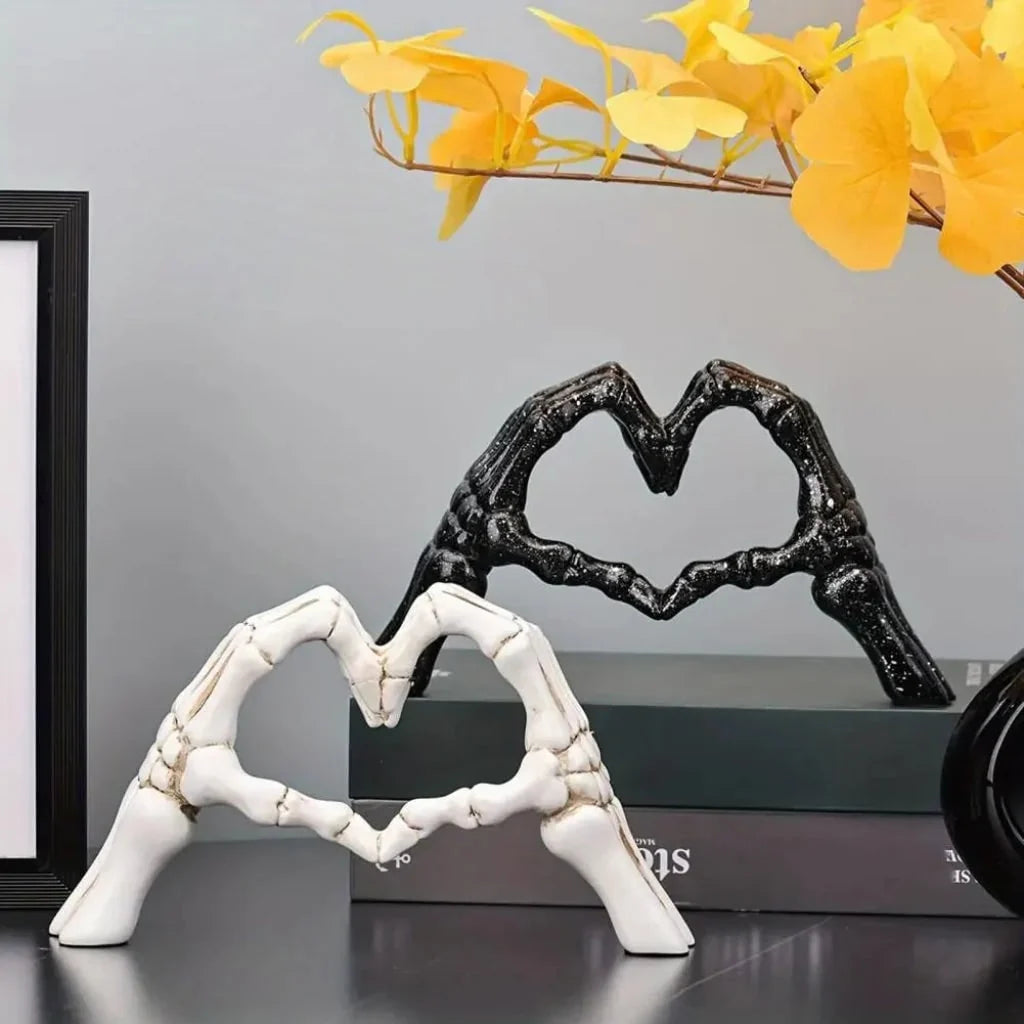 Skeleton Statue Gothic Matte Finish & Weighted Base