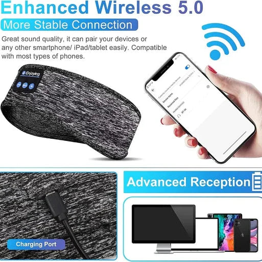 Sleep Headband Wireless Breathable Cotton Noise-Canceling