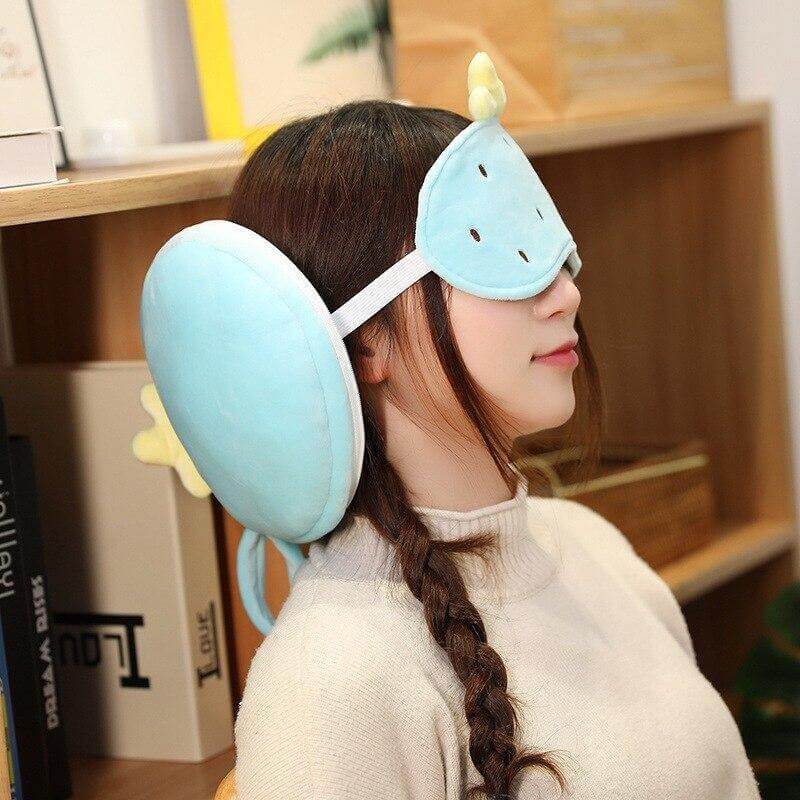 Sleep Mask Plush Light-Blocking Elastic Band Comfort