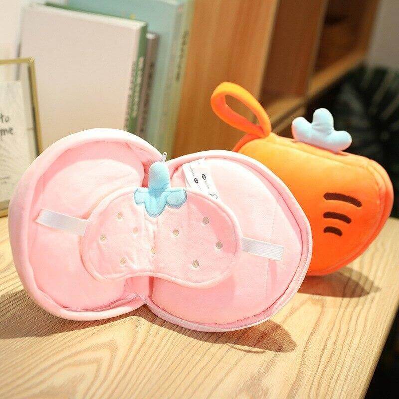 Sleep Mask Plush Light-Blocking Elastic Band Comfort