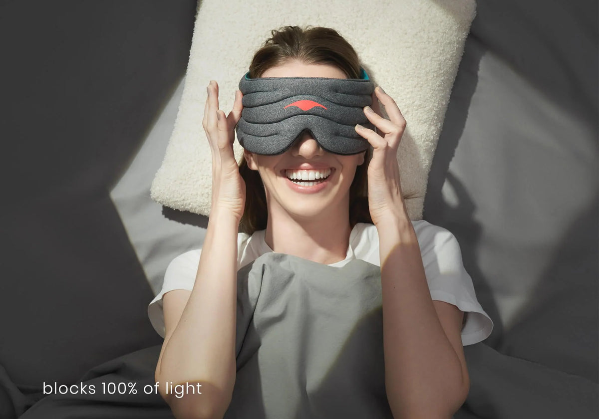 Sleep Mask Weighted Light-Blocking Adjustable Fit