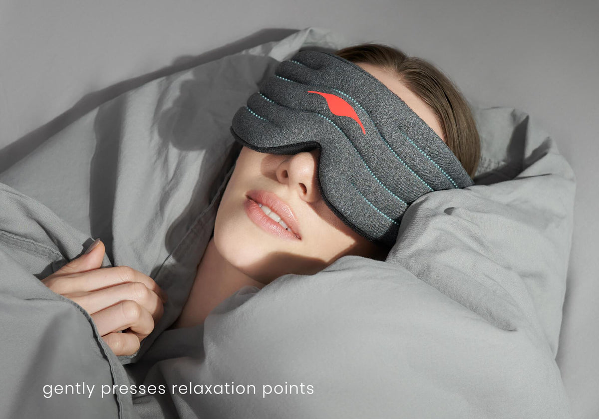 Sleep Mask Weighted Light-Blocking Adjustable Fit