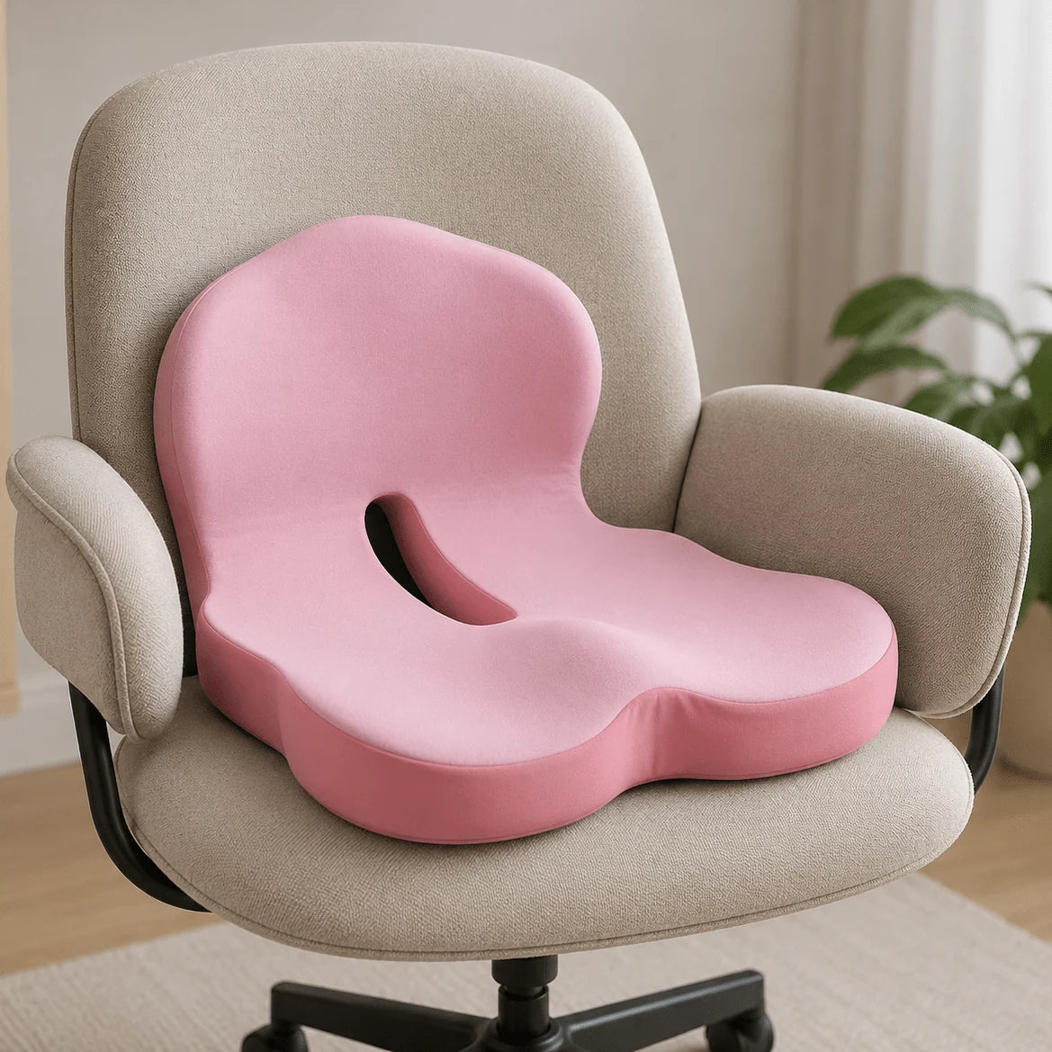 Sleep Pillow Contoured Memory Foam Soft Cover Back & Side Support
