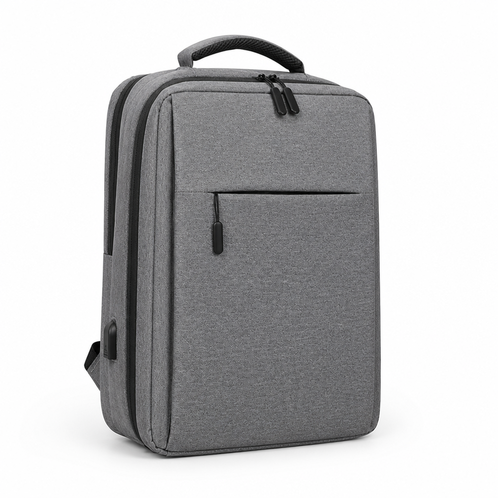 Slim Water-Resistant USB Charging Laptop Backpack