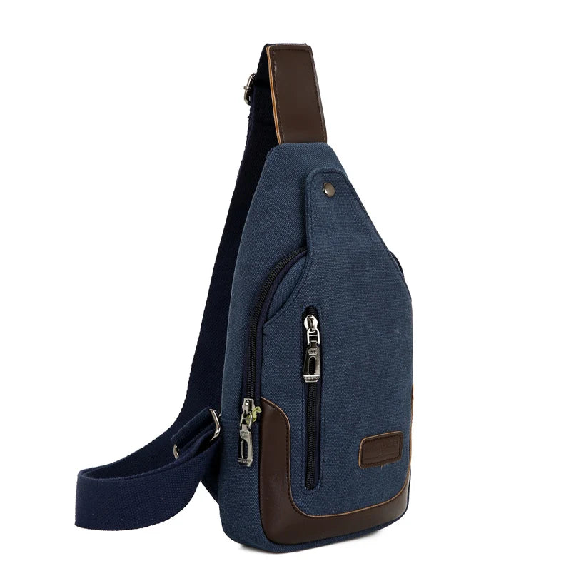 Sling Backpack Ergonomic Fit Adjustable Strap Multiple Compartments