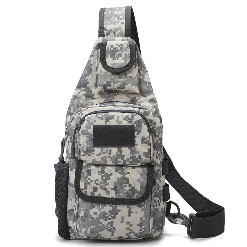 Sling Backpack Multiple Compartments Adjustable Strap Durable Fabric