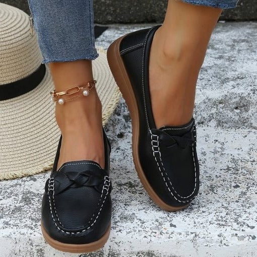 Slip-On Loafers Arch Support & Wide Toe Box