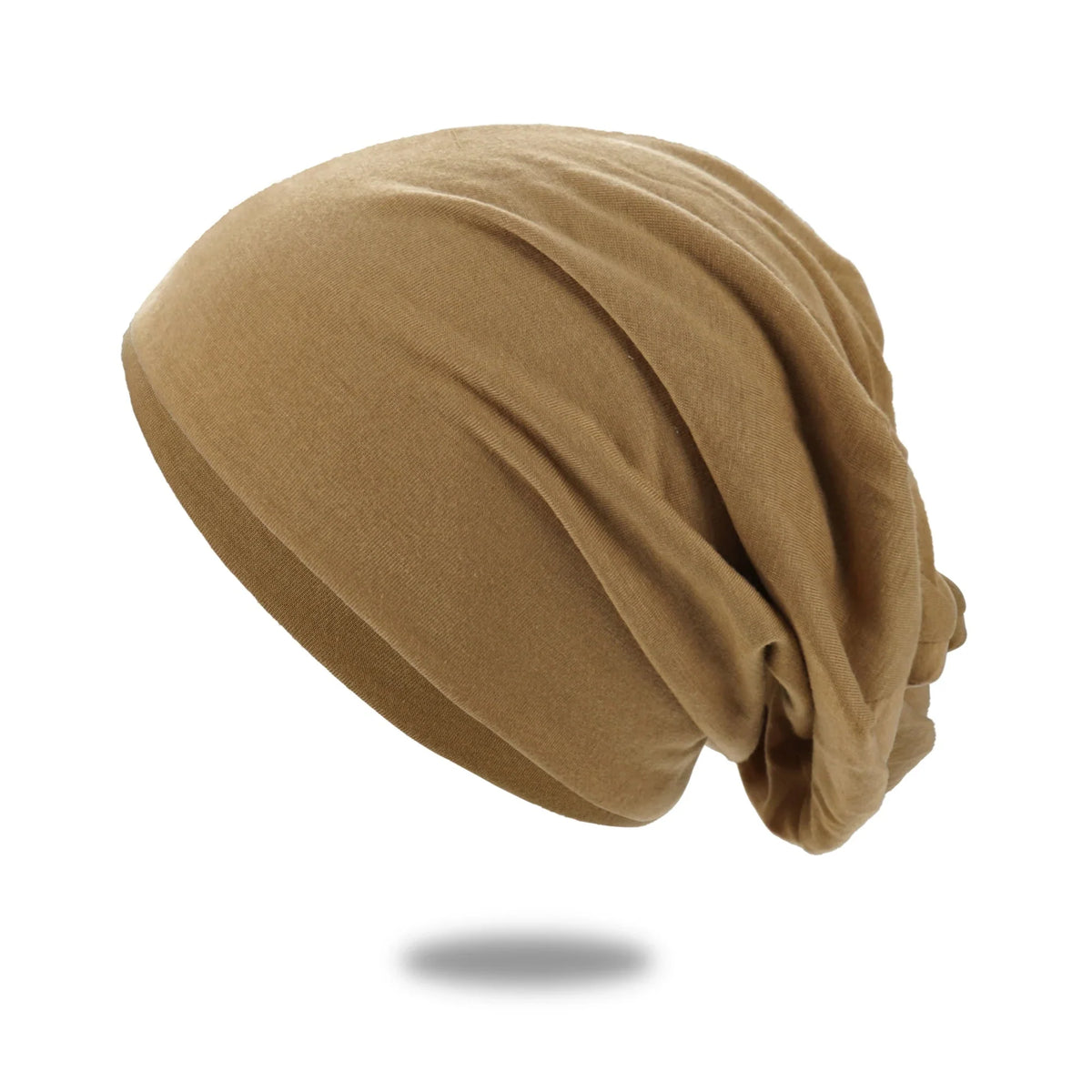 Slouch Beanie Stretch Cotton Blend Breathable Warmth