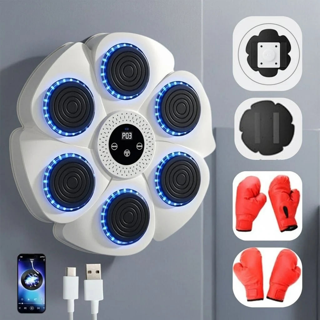 Smart Boxing Machine Bluetooth RGB Lighting
