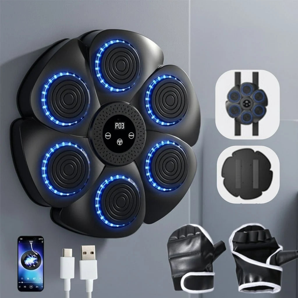Smart Boxing Machine Bluetooth RGB Lighting