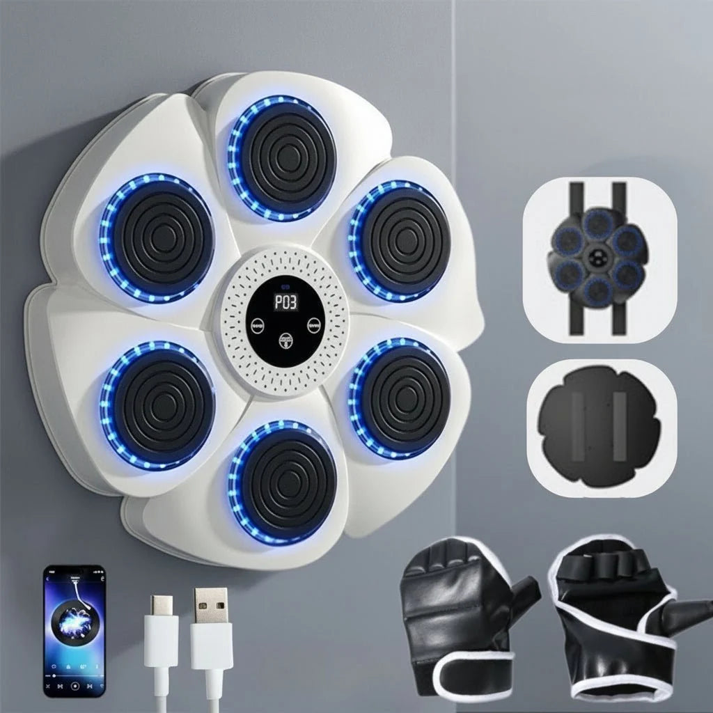 Smart Boxing Machine Bluetooth RGB Lighting