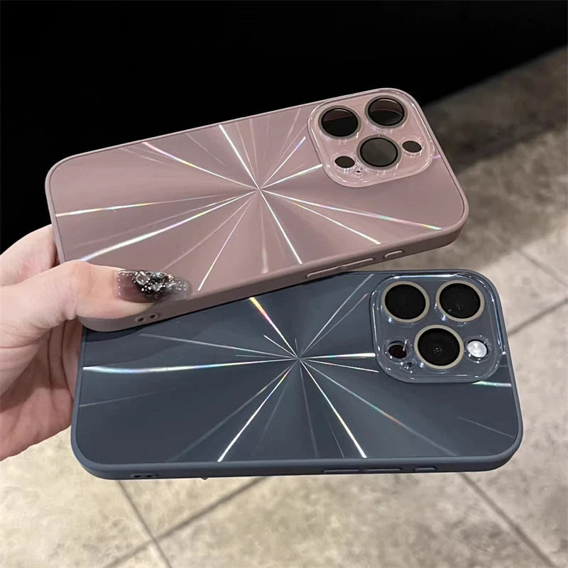Smartphone Case Reflective Aurora Slim Full Coverage
