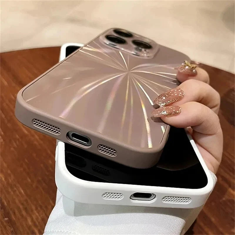 Smartphone Case Reflective Aurora Slim Full Coverage