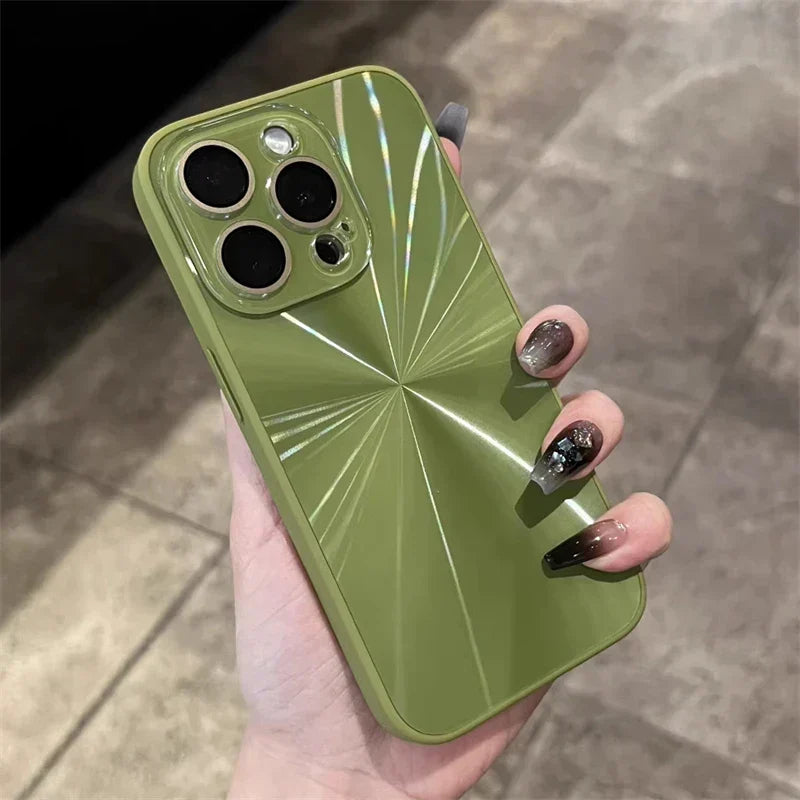 Smartphone Case Reflective Aurora Slim Full Coverage