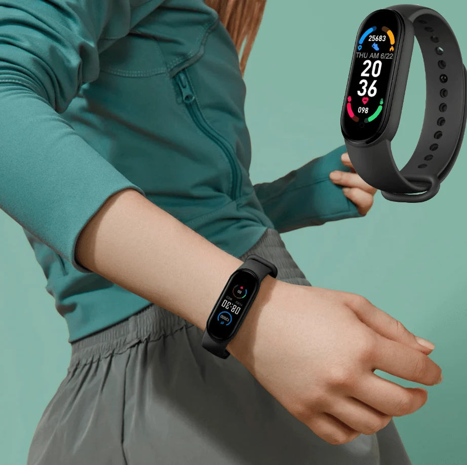 Smartwatch Bluetooth Notifications Activity Tracking 14-Day Battery Life