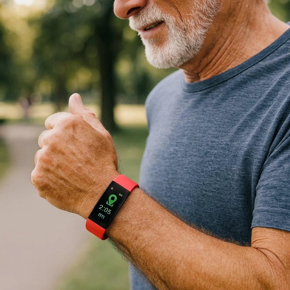 Smartwatch Health Monitoring Easy-to-Use Silicone Wristband