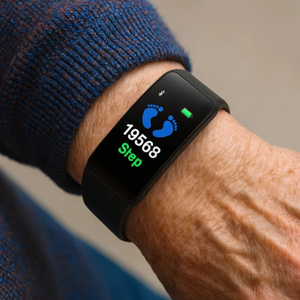 Smartwatch Health Monitoring Easy-to-Use Silicone Wristband