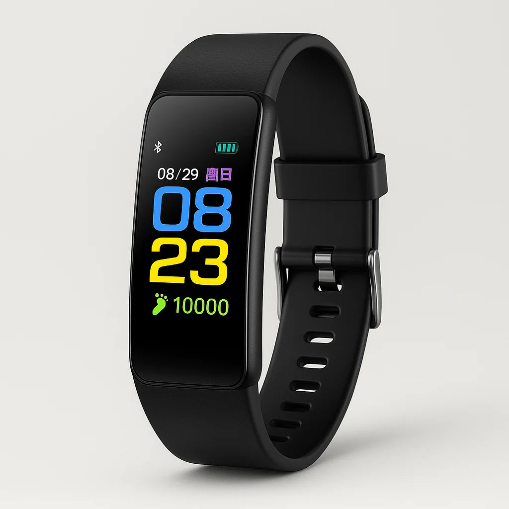 Smartwatch Health Tracking Call & Message Alerts Silicone Band