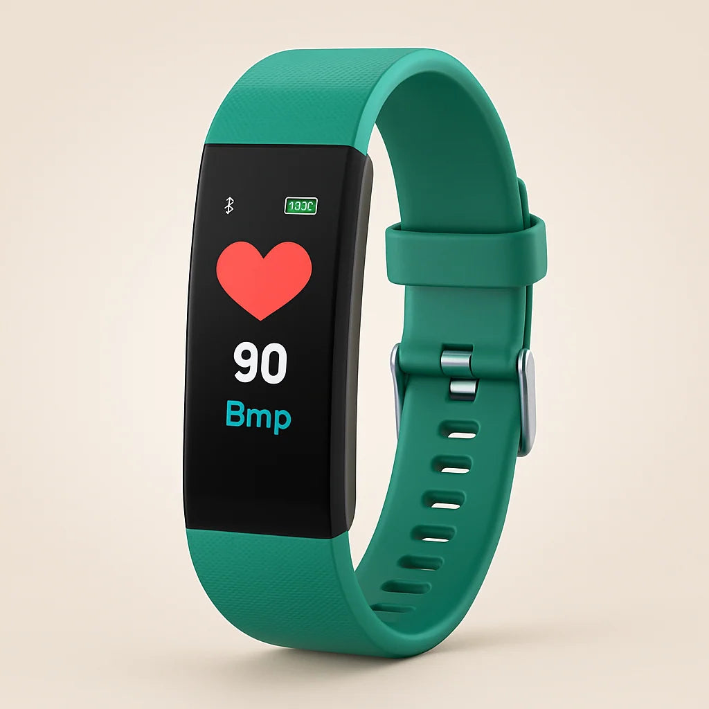 Smartwatch Health Tracking Call & Message Alerts Silicone Band