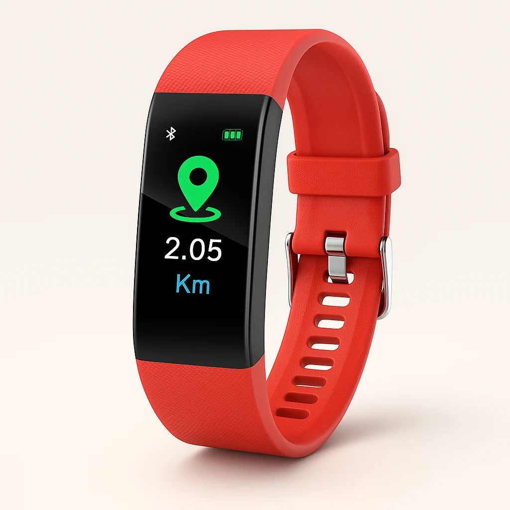 Smartwatch Health Tracking Call & Message Alerts Silicone Band