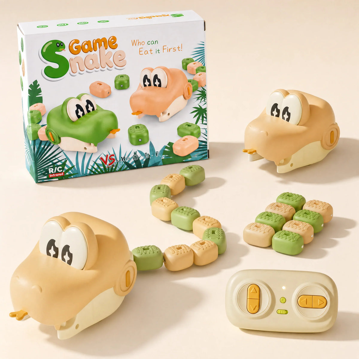 Snake Toy Remote-Controlled 8 Connectable Segments