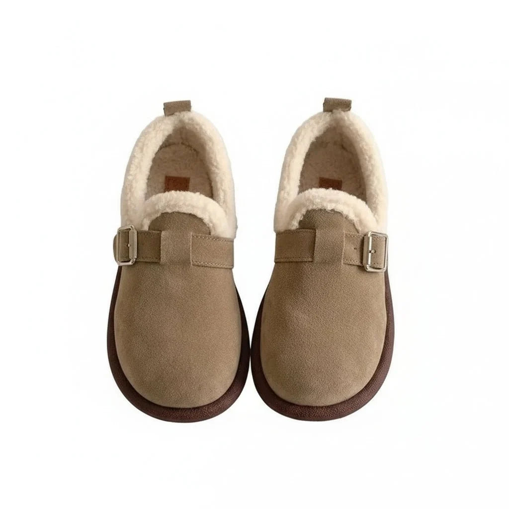 Sneakers Fleece-Lined Slip-On Retro Style
