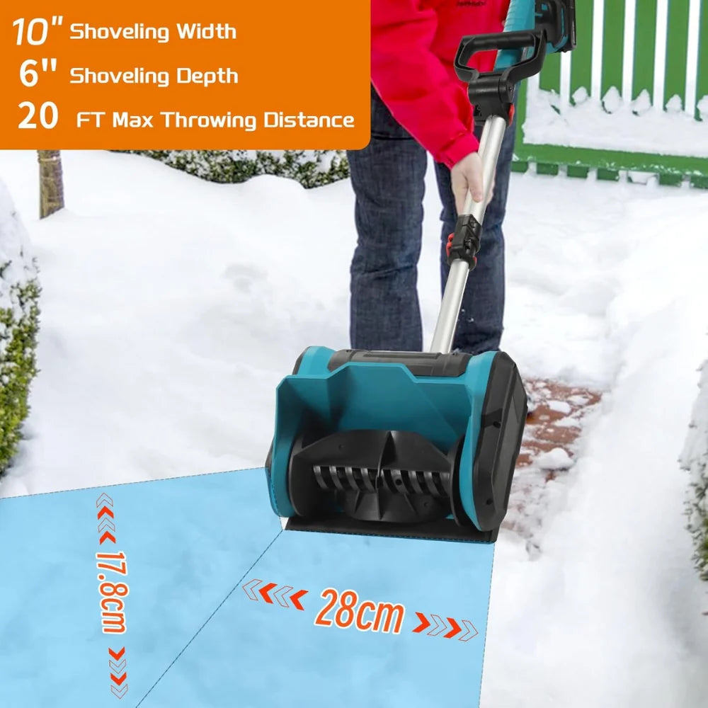 Snow Blower Cordless Lightweight Rotating Chute