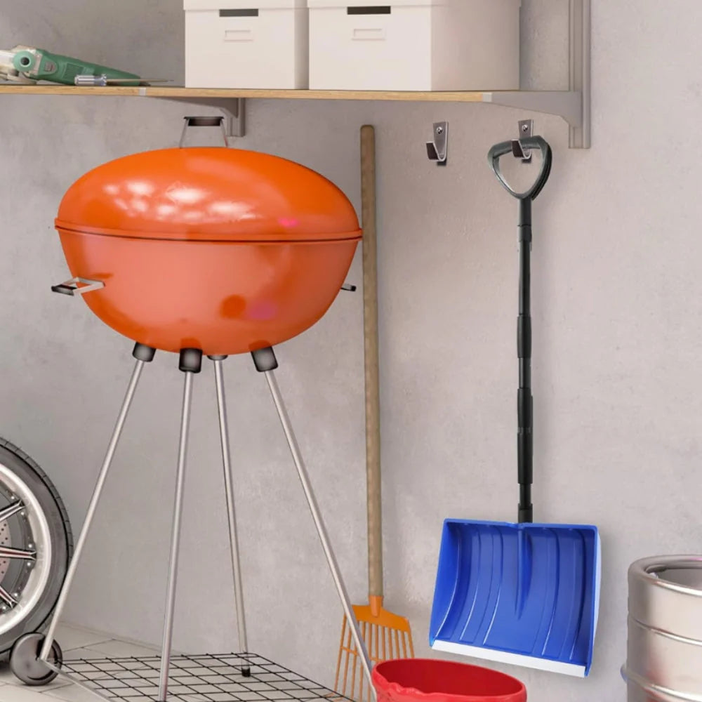 Snow Shovel Height-Adjustable Wide Polymer Blade