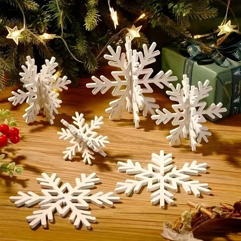 Snowflake Ornament Intricate Cutout Durable & Lightweight Easy Hang