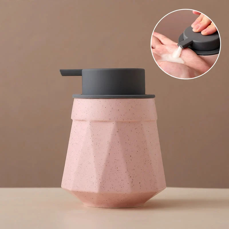 Soap Dispenser Ceramic Refillable One-Handed Pump