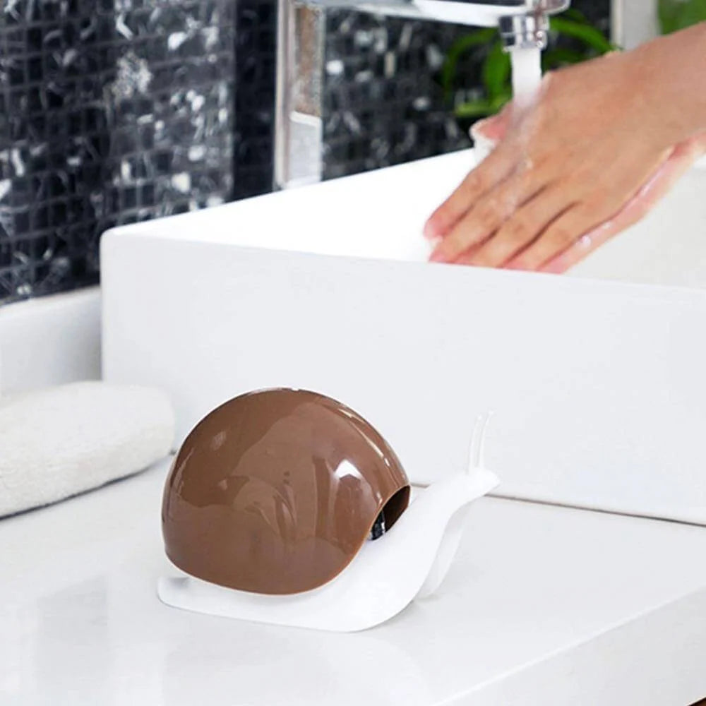 Soap Dispenser Snail-Shaped Refillable 4 Oz Tilt-Dispensing