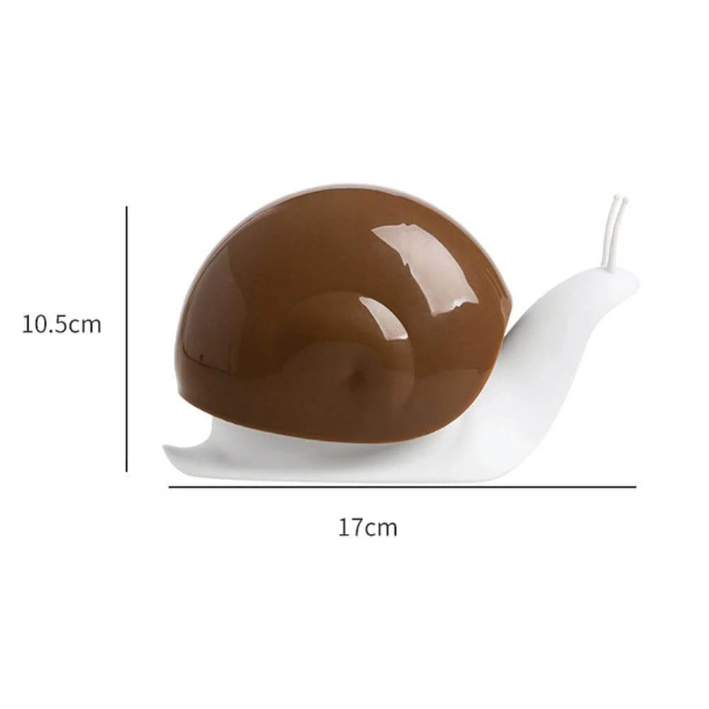 Soap Dispenser Snail-Shaped Refillable 4 Oz Tilt-Dispensing