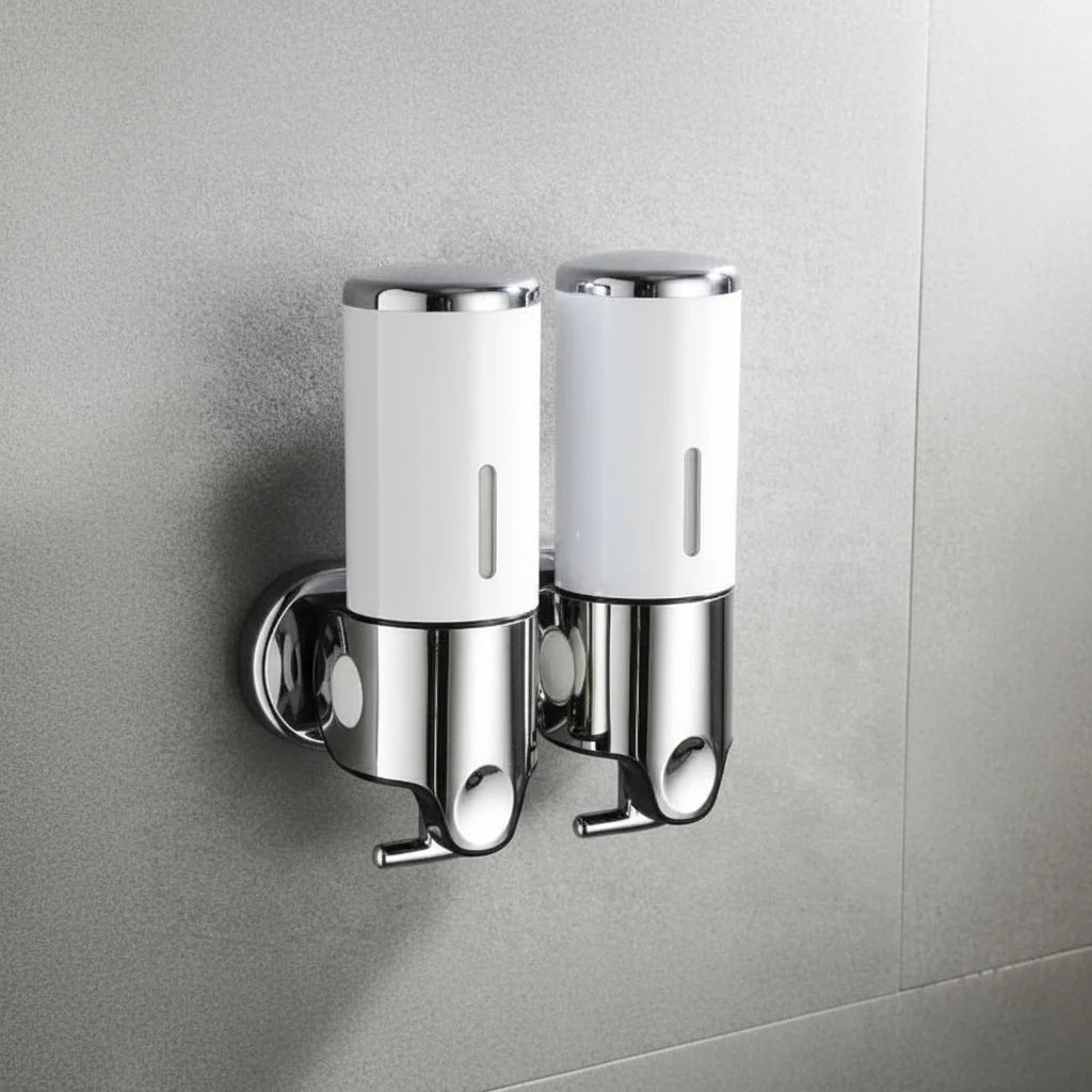 Soap Dispenser Wall-Mounted Stainless Steel 16.9 Fl Oz Capacity