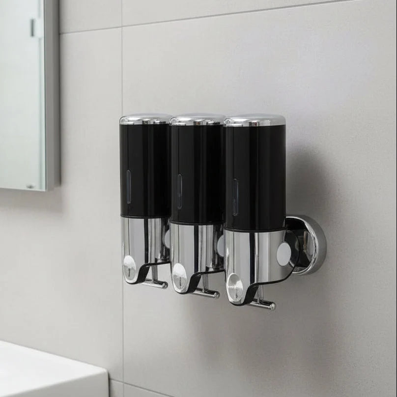 Soap Dispenser Wall-Mounted Stainless Steel 16.9 Oz